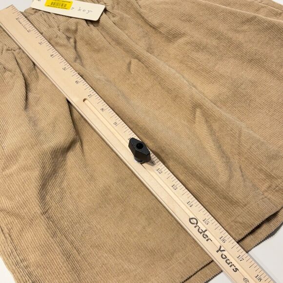 NWT $44 Copper Key Dillard’s Corduroy Mini Skirt Brown Sand Women’s Size M (A6) - Picture 9 of 9